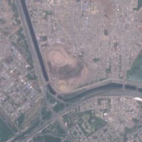 Sentinel-2 true-colour chip of Bhalswa on 13 May 2025