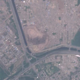 Sentinel-2 true-colour chip of Bhalswa on 18 May 2025